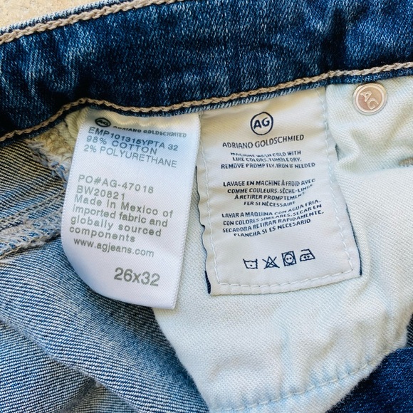 AG Adriano Goldschmied The Angel Boot Cut Low-Rise Jeans 26X32 - Picture 6 of 9